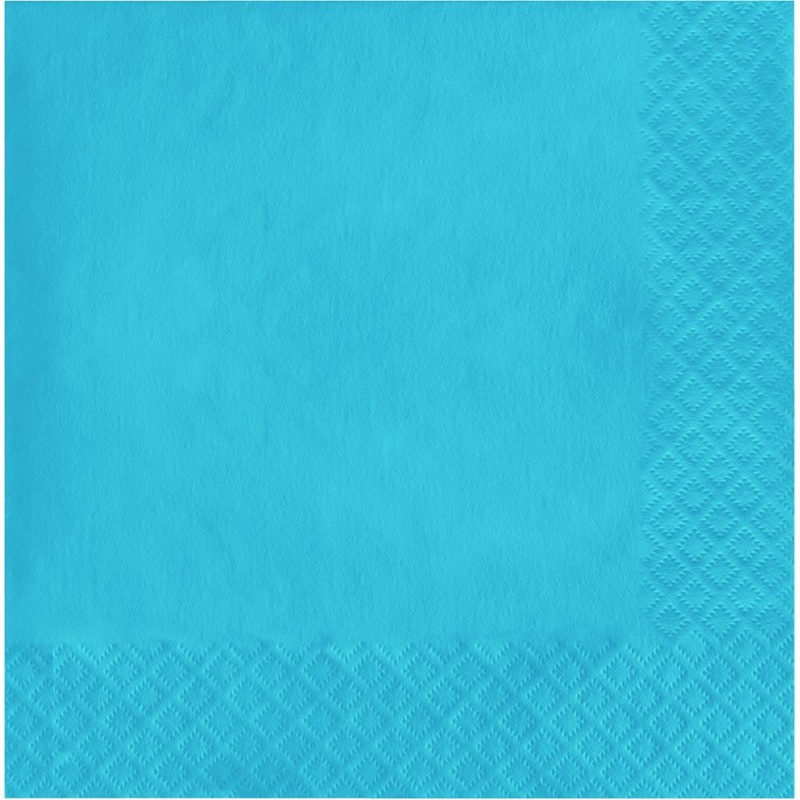 Turquoise Luncheon Napkin 3Ply (50/Pkg)