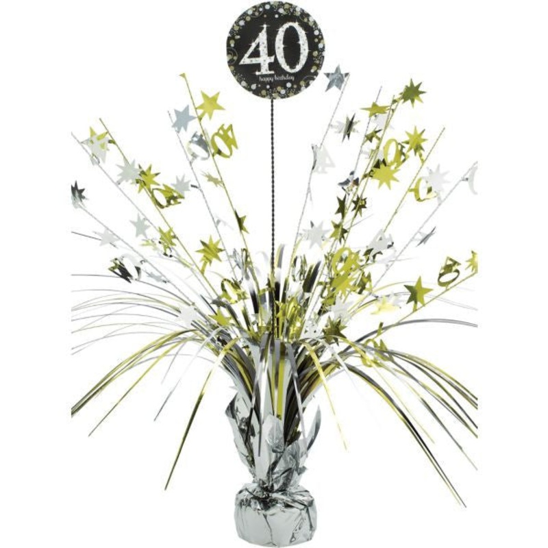 40th Sparkling Celebration Spray Centerpiece
