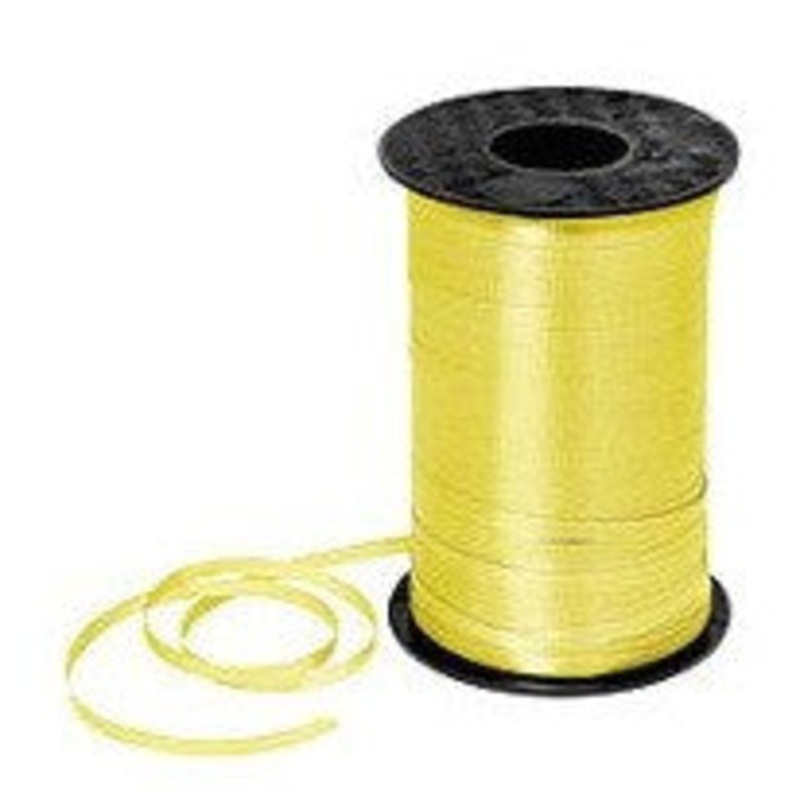 500YD Light Yellow Curling Ribbon