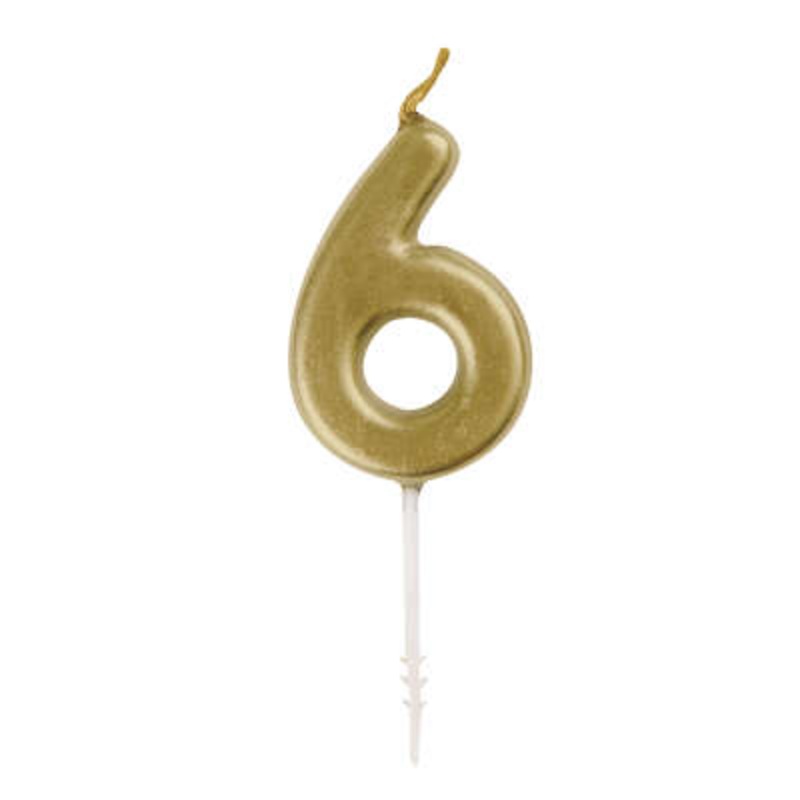 #6 Mini Gold Candle