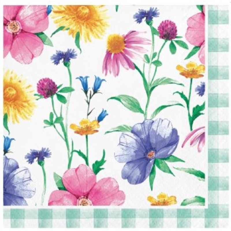 Bunny and Blooms Beverage Napkins 16ct