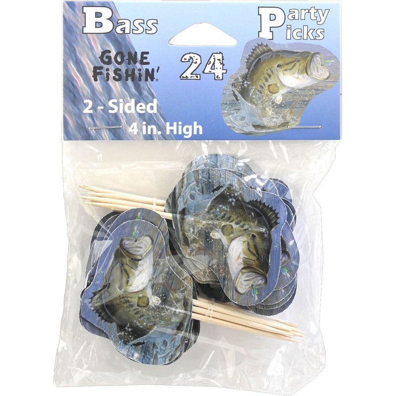 Gone Fishin' Party Picks 24ct