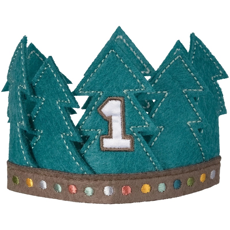 Wilderness Felt 1st Birthday Crown