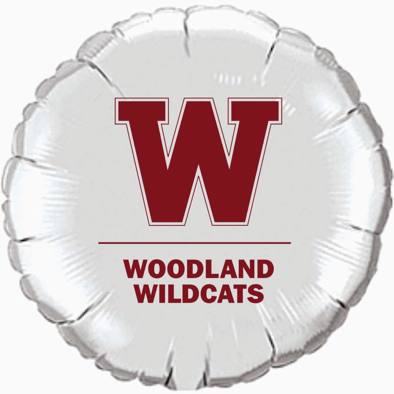 Woodland High School 18" Foil Logo Balloon