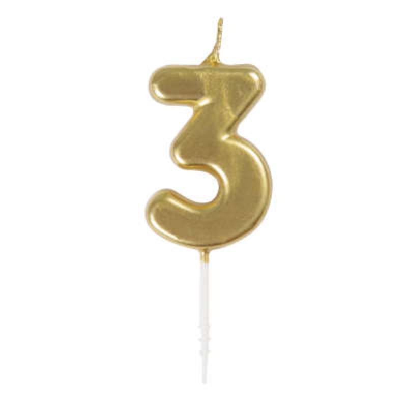 #3 Mini Gold Candle