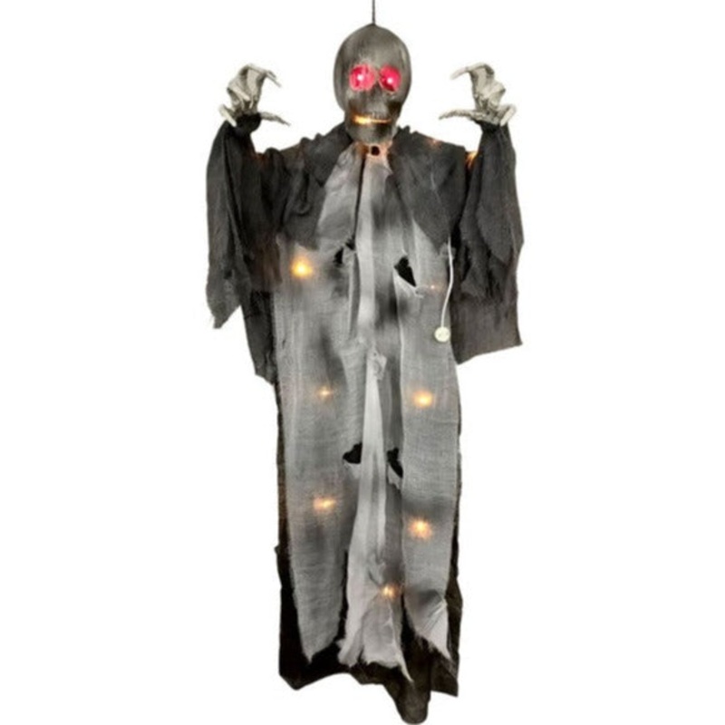 47" Hanging Light-Up Mummy Reaper