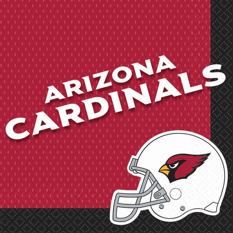 Arizona Cardinals Lunch Napkins 16ct
