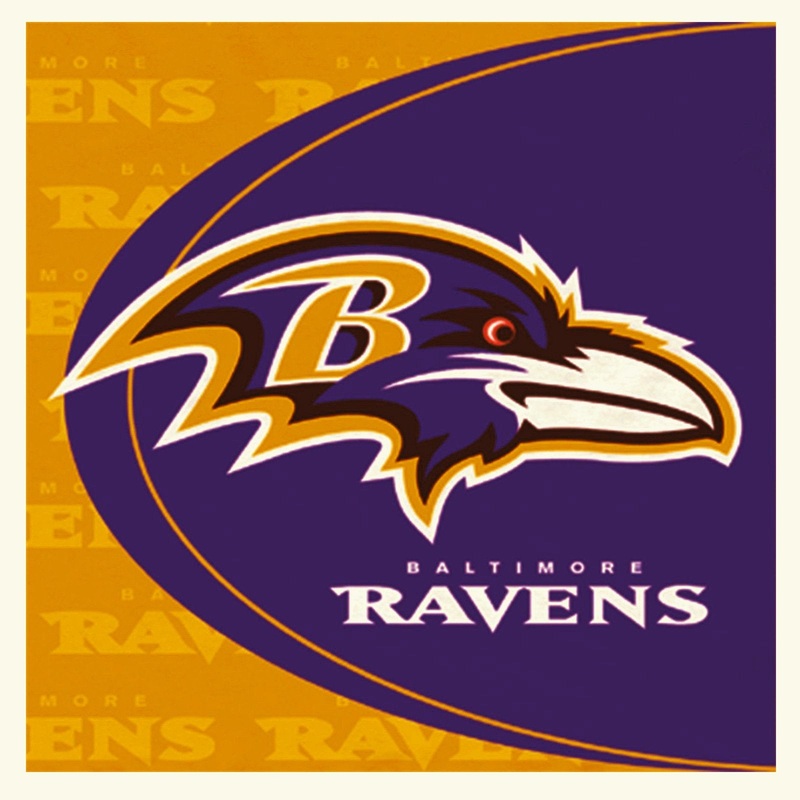 Baltimore Ravens Lunch Napkins 16ct