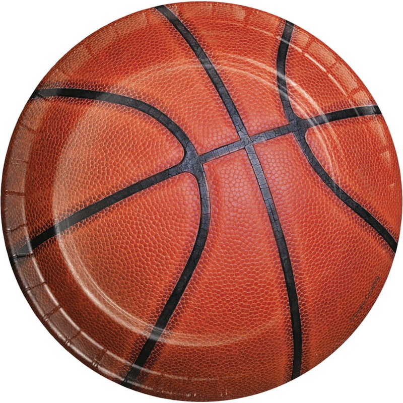 Basketball Dessert Plates