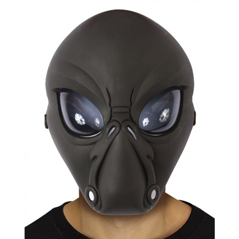 Black Alien Half Mask