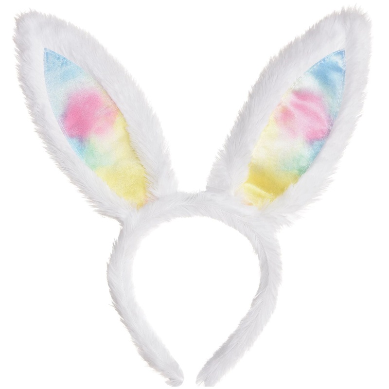 Bunny Ears Headband Rainbow