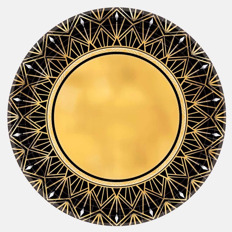 Glitz & Glam 10.5" Paper Plates