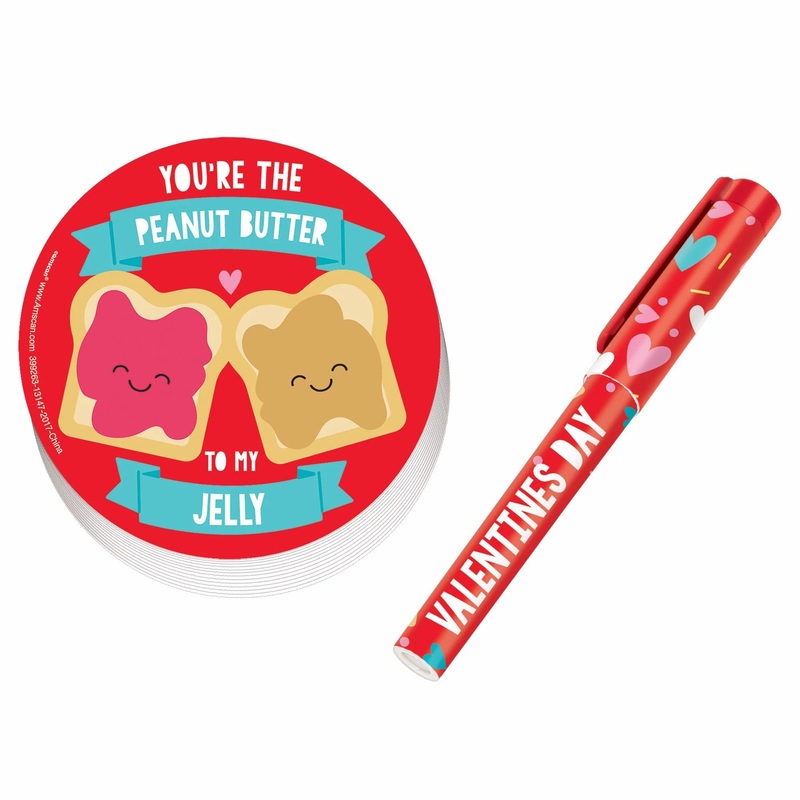 Peanut Butter & Jelly Notepad and Pen