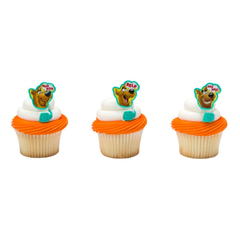 Scooby Doo Cupcake Rings 12ct