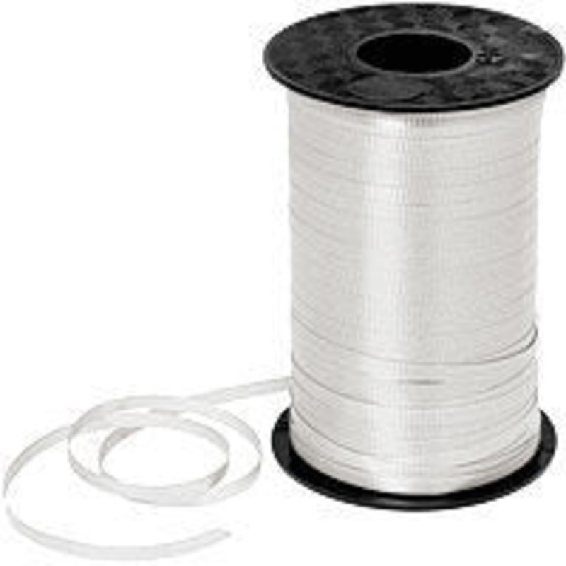 500YD White Curling Ribbon