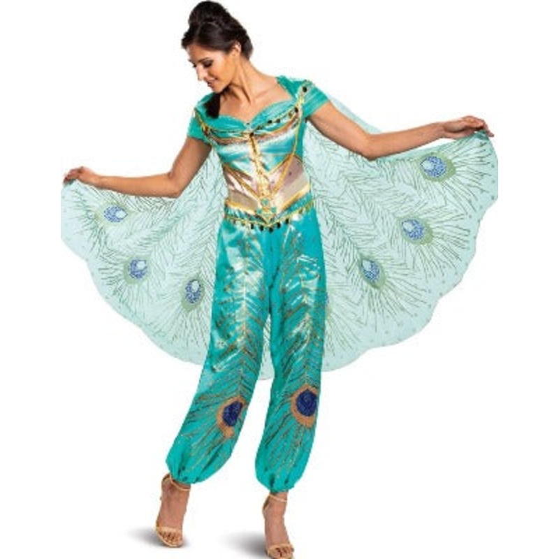 Adult Jasmine Teal Deluxe Costume #347