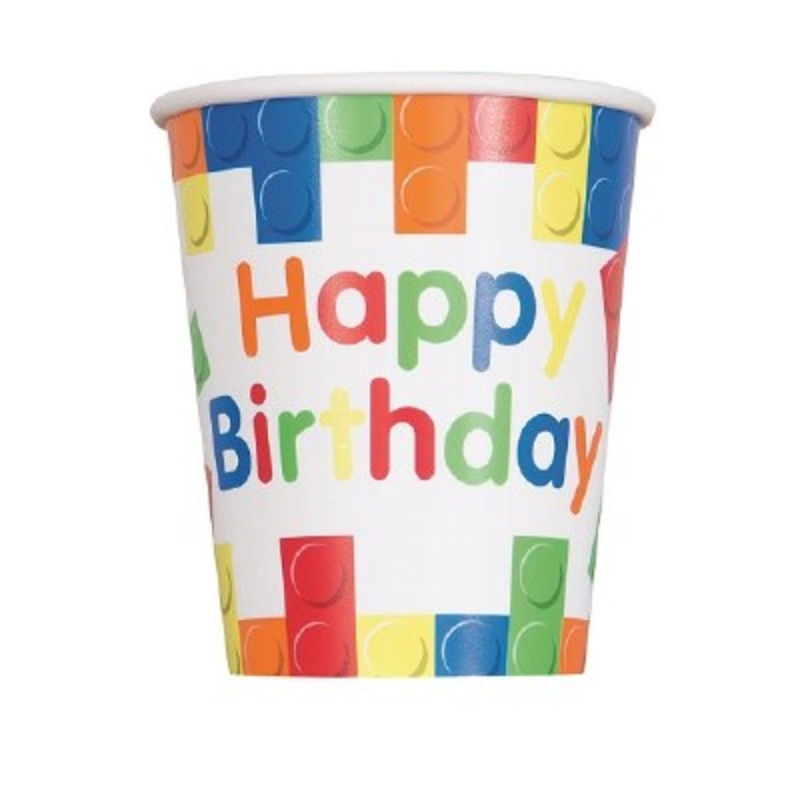 Block Party 9oz Cups 8ct