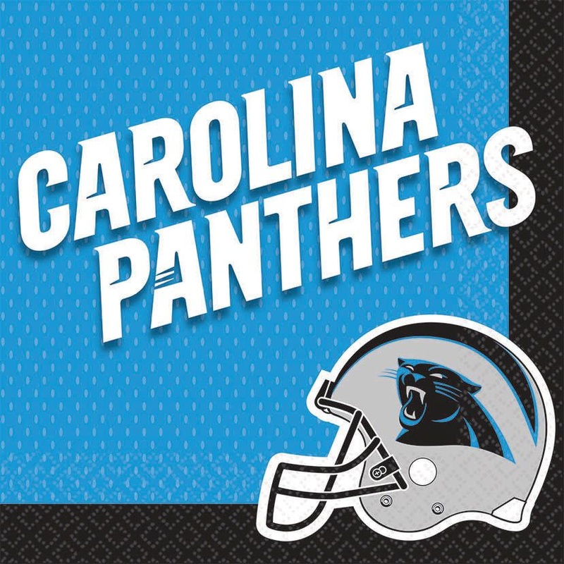 Carolina Panthers Lunch Napkins 16ct