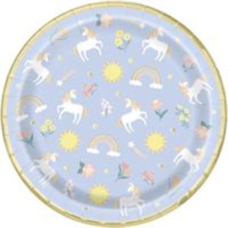 Dainty Unicorn Lunch Plates