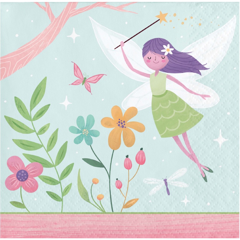 Fairy Forest Beverage Napkins 16ct