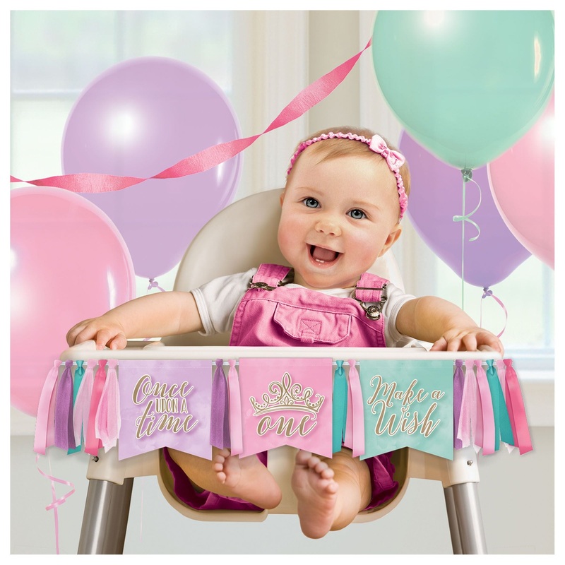 First Birthday Princess High Chair Decoration