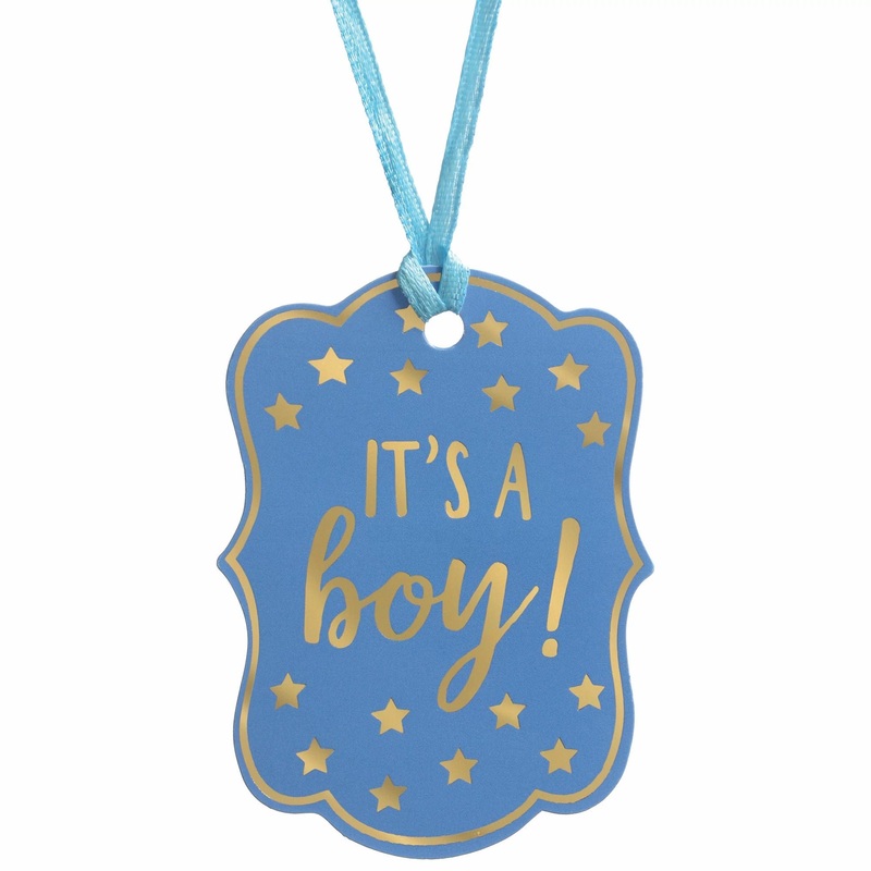 It's A Boy Favor Tags