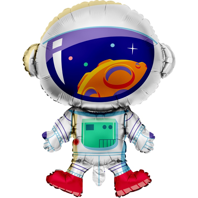 Space Adventure Jumbo Happy Birthday Balloon