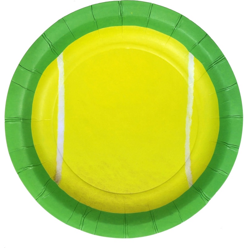Tennis Dessert Plates 8ct