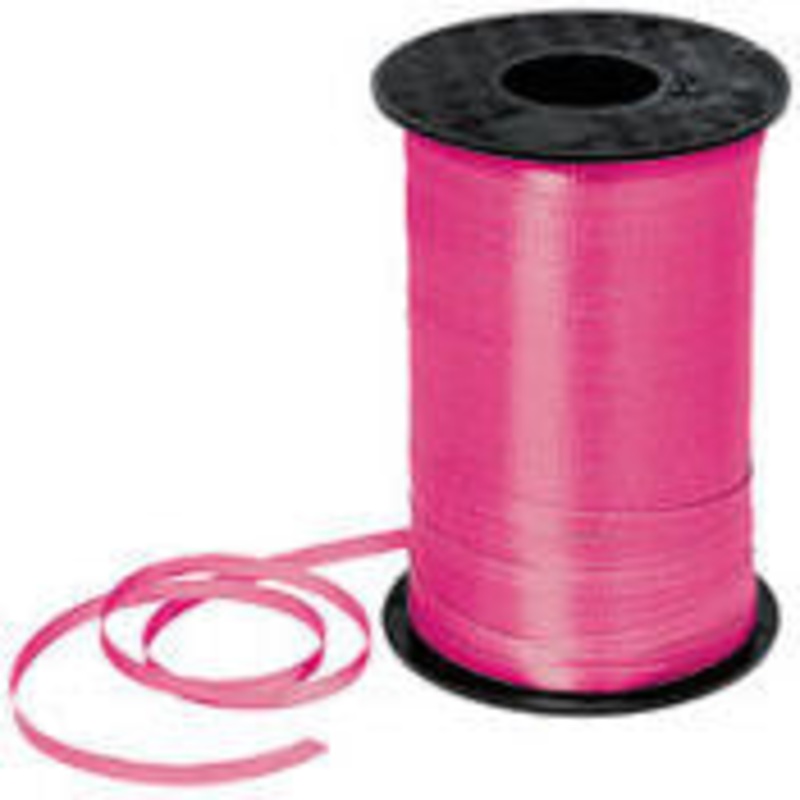 500YD Bright Pink Curling Ribbon