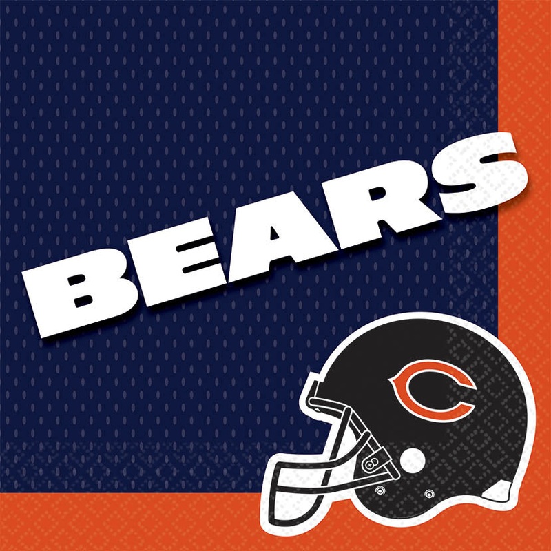 Chicago Bears Lunch Napkins 16ct