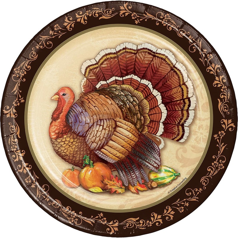 Thanksgiving Splendor Dessert Plates