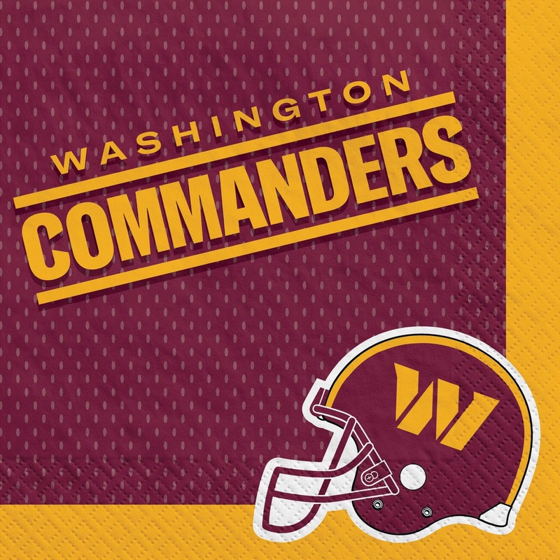 Washington Commanders Lunch Napkins 16ct