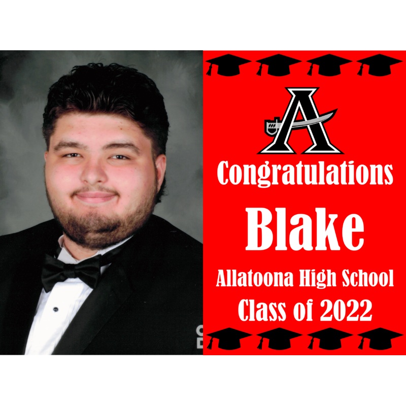 Allatoona High School Graduation Yard Sign 18" x 24"  GLS07