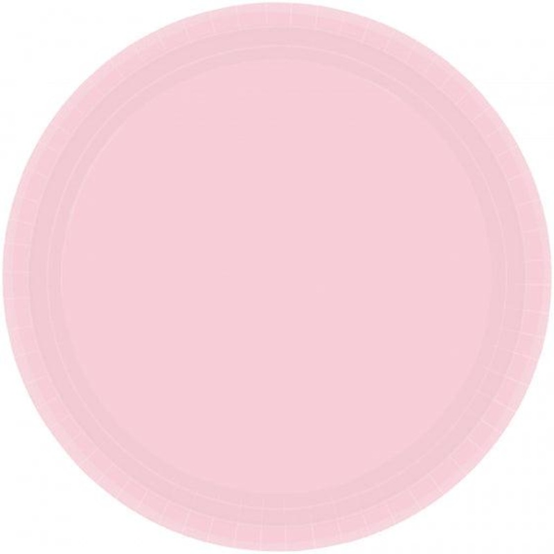 Blush Pink Paper Dinner Plates