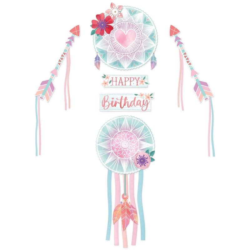 Boho Free Spirit 3D Backdrop