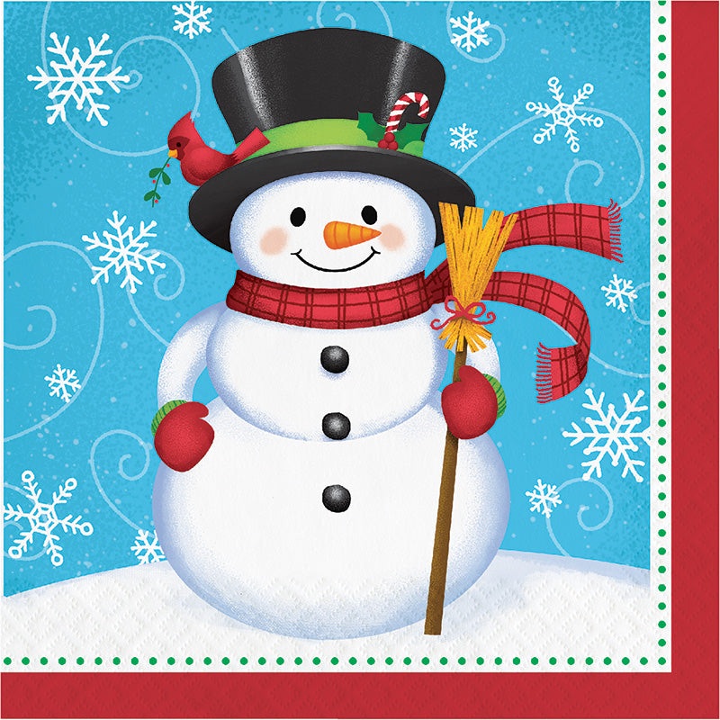 Snowman & Penguin Lunch Napkins