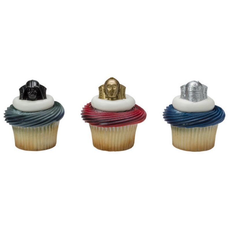 Star Wars Cupcake Rings 12ct
