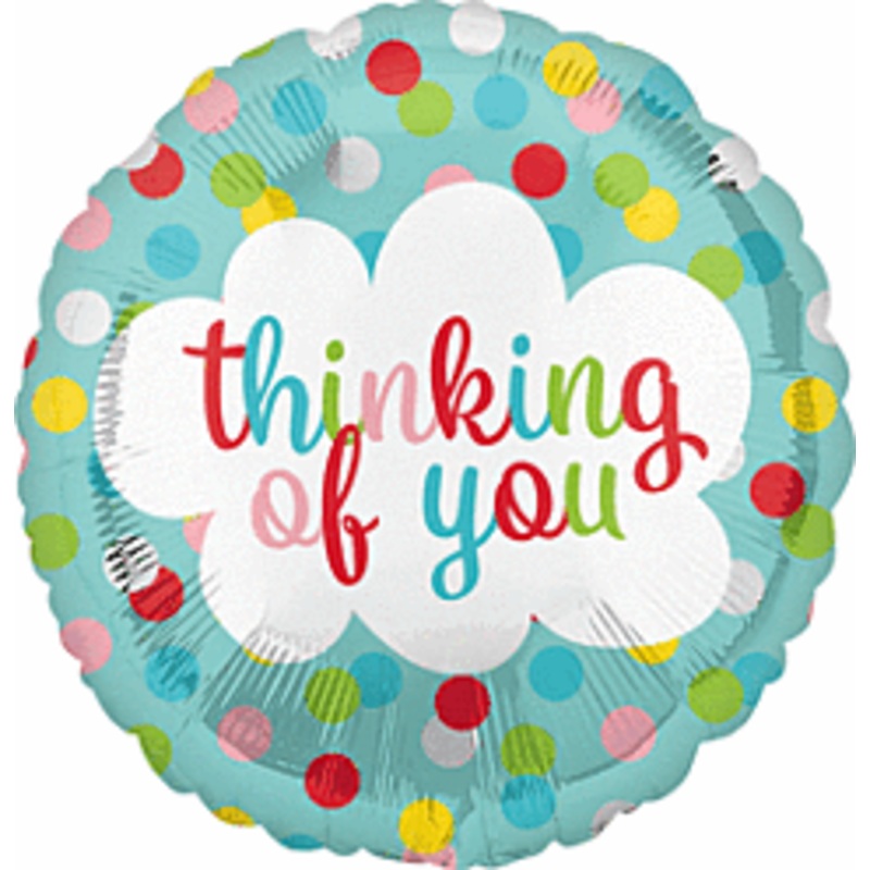 Thinking of You Dots Balloon