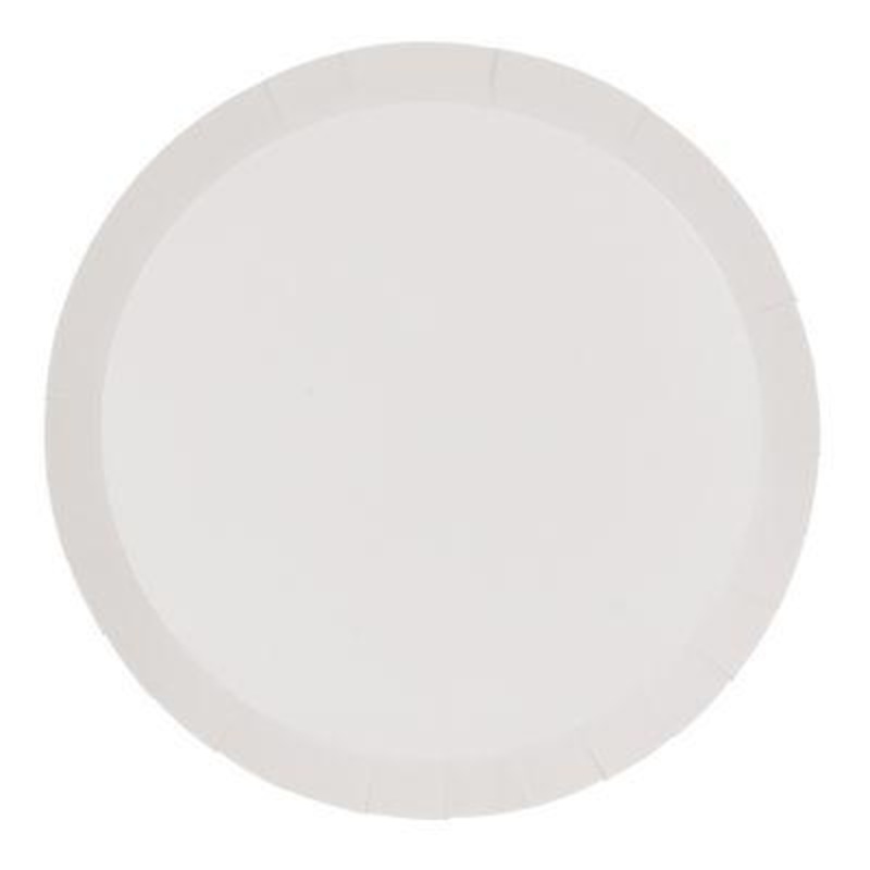 Classic White Paper Dinner Plates