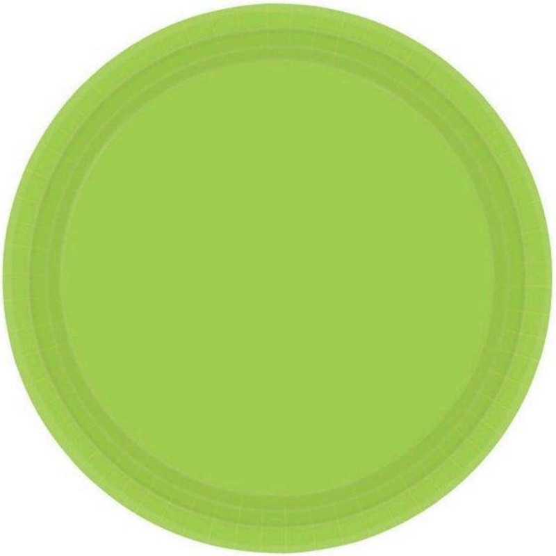 Kiwi (Lime) Paper Lunch Plates