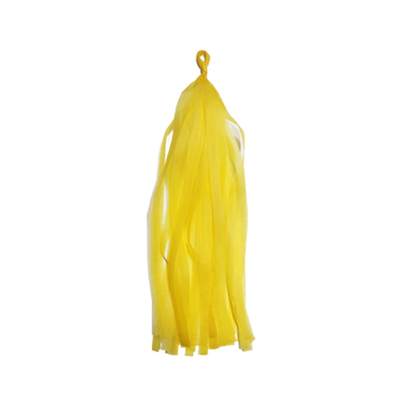 Lemon Yellow Tissue Single Tassel