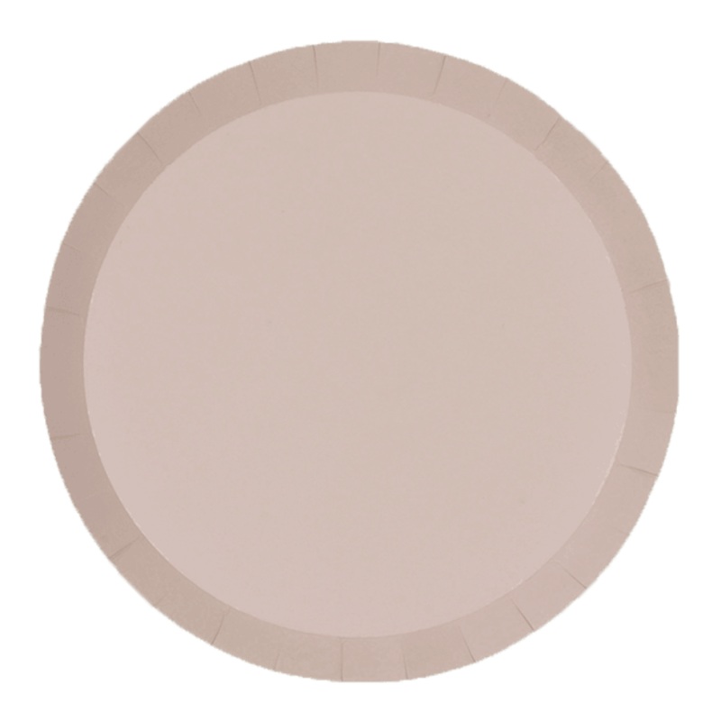 White Sand Paper Banquet Plates - 20