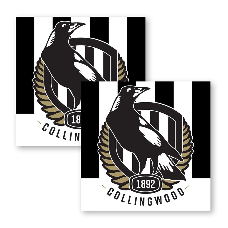 AFL Collingwood Logo Paper Napkins