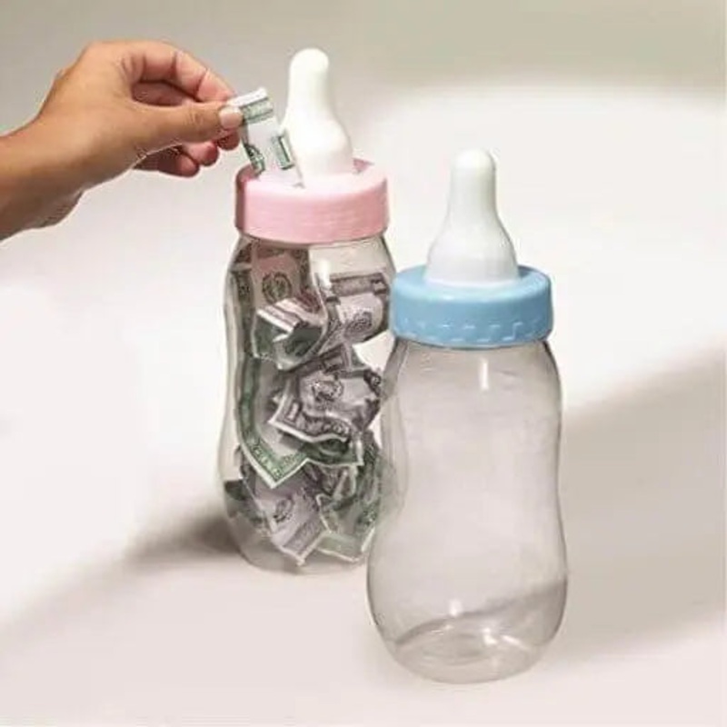 Baby Shower - Jumbo Blue Bottle