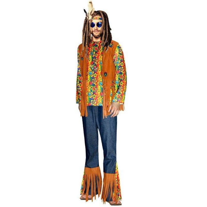 Peace & Love Hippie - Male Adult Costume