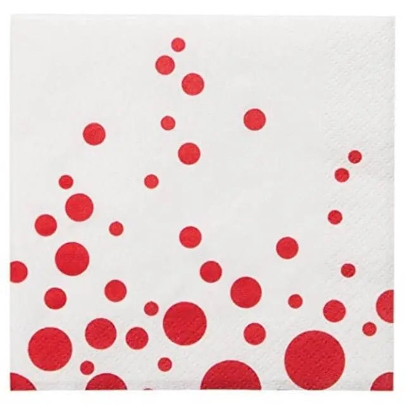 Sparkle & Shine Ruby Beverage Napkins