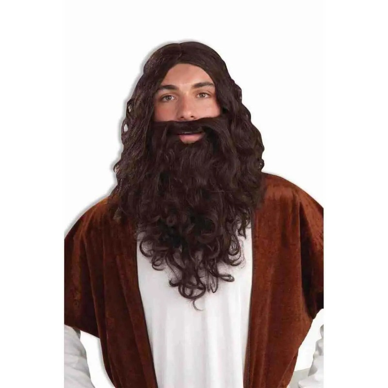 Biblical Wig & Beard Set