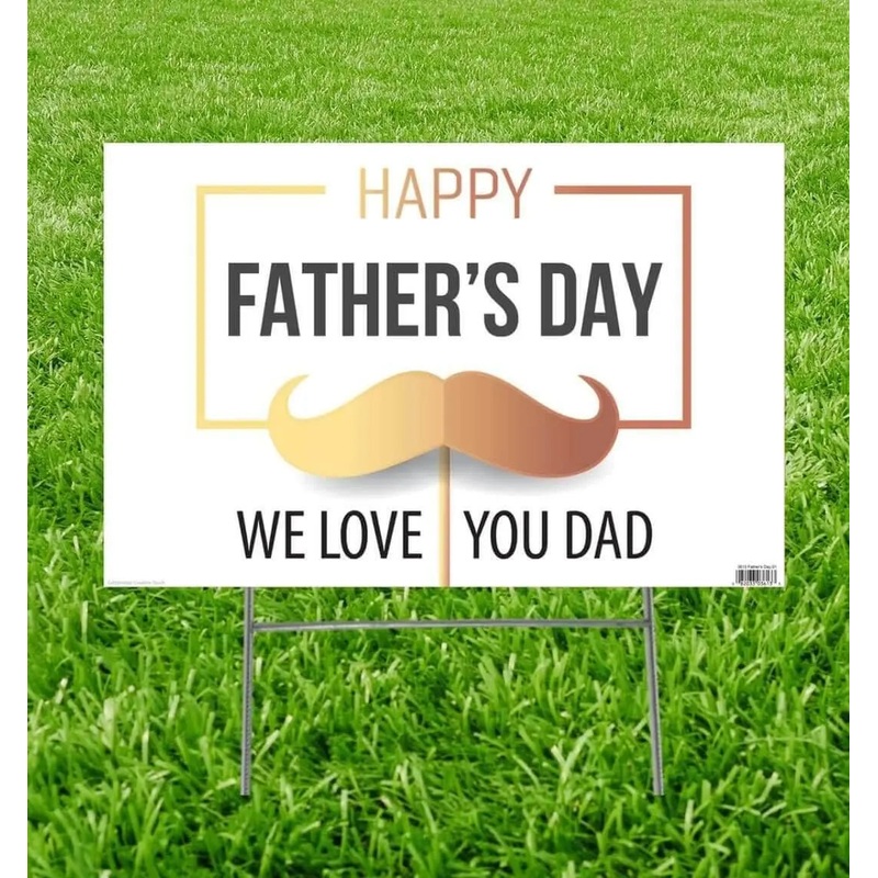 Father's Day Yard Sign