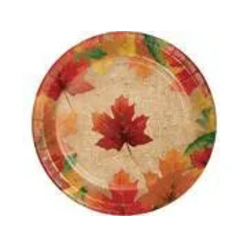 Rustic Leaves - 7" Lunch Plates (8ct)