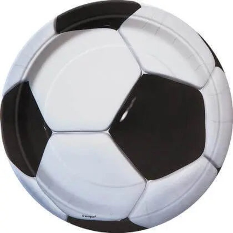 Soccer - 7" Dessert Plates